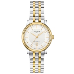 Tissot Carson Premium Automatic Lady 30mm Stainless Steel & Yellow Gold PVD Watch