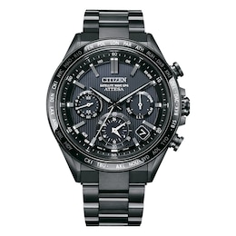 Citizen Attesa Satellite Wave GPS 44.6mm Super Titanium Bracelet Watch