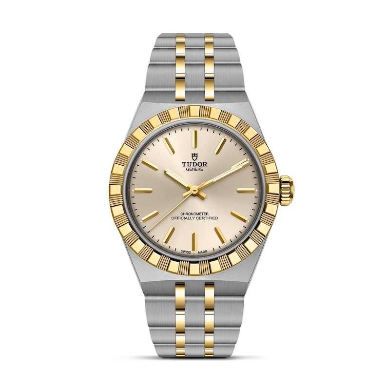 Main Image 1 of TUDOR Royal 30mm Ivory Dial Yellow Gold & Stainless Steel Watch