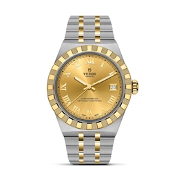 TUDOR Royal 36mm Champagne Dial Yellow Gold & Stainless Steel Watch