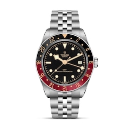 TUDOR Black Bay 58 GMT Black & Burgundy Bezel Stainless Steel Watch