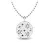 Thumbnail Image 1 of KLEORA Pure Modern Electrum™ Diamond Star Burst Disc Pendant