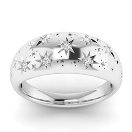 KLEORA Pure Modern Electrum™ Diamond Star Burst Ring