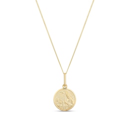 9ct Yellow Gold 16+2" Confirmation Medal Pendant