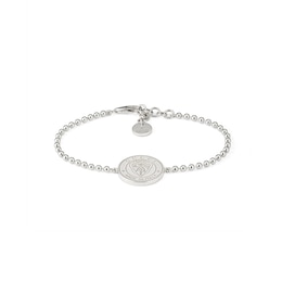 Gucci Crest Sterling Silver Chain Bracelet