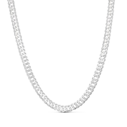 Sterling Silver 20" Rambo Chain Necklace