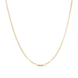 Men's 9ct Yellow Gold 20" Round Belcher Chain