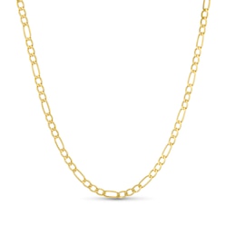 Men's 9ct Yellow Gold 20" Figaro Chain Necklace
