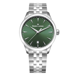 Maurice Lacroix 1975 Men's 40mm Green Dial & Stainless Steel Watch