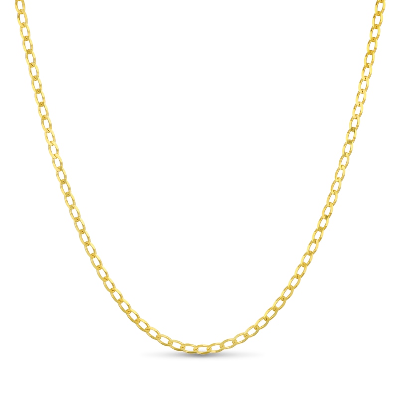 Main Image 1 of 9ct Yellow Gold 18" x 1.4mm Spiga Chain Necklace