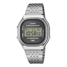 Casio A140WE-8AEF 39mm Grey Dial & Stainless Steel Bracelet Watch