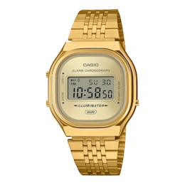 Casio A140WEG-9AEF 39mm Gold Tone Stainless Steel Bracelet Watch