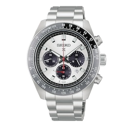 Seiko Prospex Speedtimer Racing 41.4mm Solar Chronograph Stainless Steel Watch