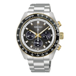 Seiko Prospex Speedtimer Racing 41.4mm Solar Chronograph Grey Dial & Stainless Steel Watch