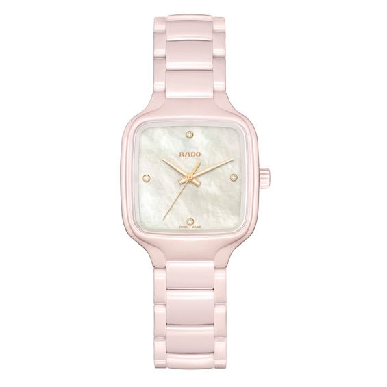RADO R27181902 True Square Diamonds Quartz (29.2mm) Mother- Watch - Image 3