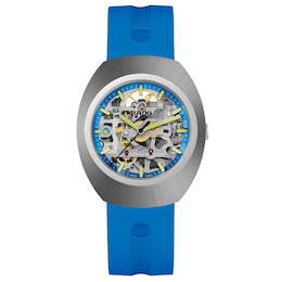 Rado DiaStar Skeleton 38mm Blue Rubber Strap Limited Edition Watch