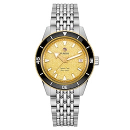 Rado Captain Cook 39mm Golden Sparkle Dial & Stainless Steel Watch
