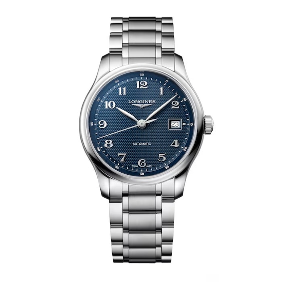 Men's Longines Master Collection 39Mm Barleycorn Dial & Stainless Steel Watch