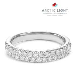 Arctic Light Platinum Two Row Eternity 0.50ct Diamond Ring