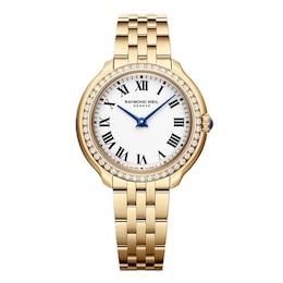 Raymond Weil Toccata Heritage 28mm Lab-Grown Diamond & Gold Tone Watch