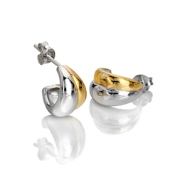 Hot Diamonds Sterling Silver Diamond Droplet Earrings