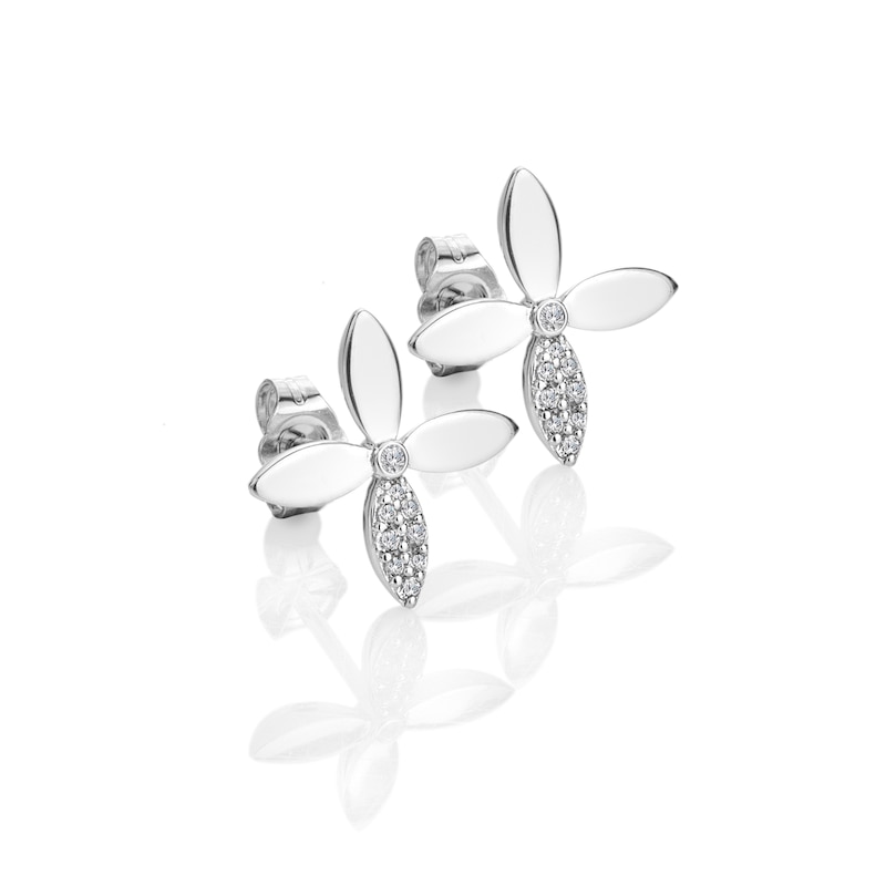 Main Image 1 of Hot Diamonds Eden Sterling Silver Stud Earrings