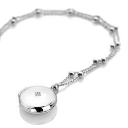 Hot Diamonds Sterling Silver Diamond Circle Locket