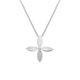 Hot Diamonds Eden Sterling Silver White Topaz & Diamond Pendant