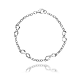 Hot Diamonds Fresh Sterling Silver Diamond Infinity Bracelet