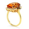Thumbnail Image 1 of Le Vian 14ct Yellow Gold 0.29ct Diamond Citrine Ring