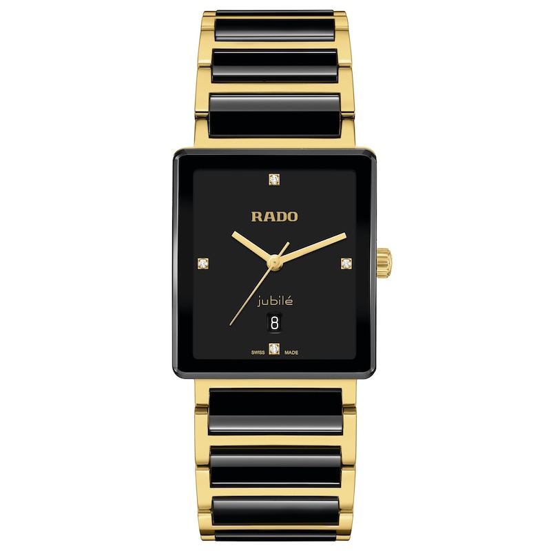 Main Image 1 of Rado Integral 31.5mm Black Diamond Dial & Ceramic Bracelet Watch