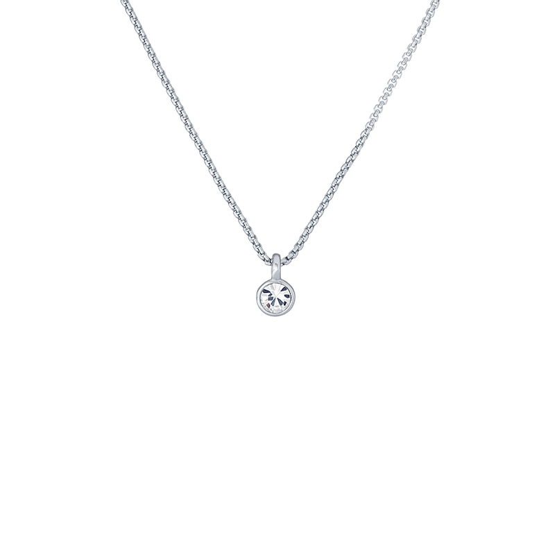 Main Image 1 of Ted Baker SININAA: Silver Tone Crystal Pendant Necklace