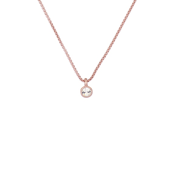 Women's Ted Baker Sininaa: Gold Tone Crystal Pendant Necklace