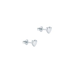 Ted Baker HARLY: Silver Tone Tiny Heart Stud Earrings
