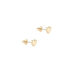 Ted Baker HARLY: Gold Tone Tiny Heart Stud Earrings