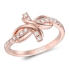 Thumbnail Image 0 of Le Vian 14ct Rose Gold 0.23ct Diamond Cross Ring