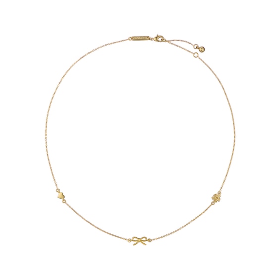 Ted Baker Women's Gold Tone, Pearl & Crystal Isabell Icon Charm Adjustable Bracelet - Image 3