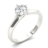 Thumbnail Image 2 of The Diamond Story 18ct White Gold 0.33ct Diamond Compass Set Ring