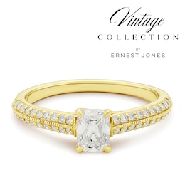 Engagement Ring 14ct Yellow Gold Old Mine Cut Solitaire 0.70ct Diamond Ring