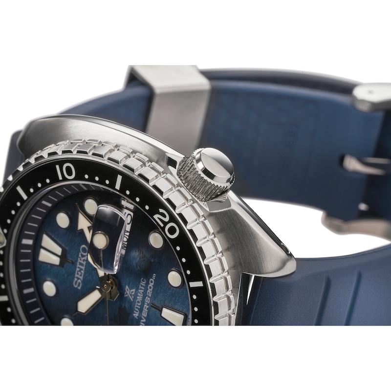 Seiko Prospex Save The Ocean 'King Turtle' Blue Strap Watch