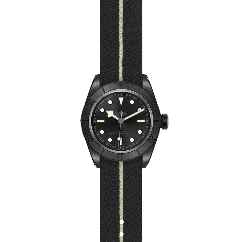 Tudor Black Bay Men's Ceramic & Black Strap Watch