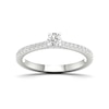 Thumbnail Image 1 of Engagement Ring 18ct White Gold & Platinum 0.40ct Diamond Solitaire Ring
