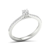 Thumbnail Image 2 of Engagement Ring 18ct White Gold & Platinum 0.40ct Diamond Solitaire Ring