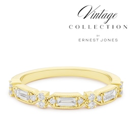 14ct Yellow Gold Old Mine Cut Eternity 0.30ct Diamond Ring