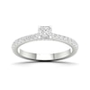 Thumbnail Image 0 of 18ct White Gold & Platinum Princess Cut 0.66ct Diamond Solitaire Ring
