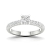 Thumbnail Image 0 of 18ct White Gold & Platinum Princess Cut 1ct Diamond Solitaire Ring