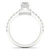 Thumbnail Image 2 of 18ct White Gold & Platinum Princess Cut 1ct Diamond Solitaire Ring