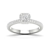 Thumbnail Image 1 of 18ct White Gold & Platinum 0.75ct Diamond Halo Ring
