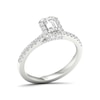 Thumbnail Image 1 of 18ct White Gold & Platinum 0.66ct Diamond Halo Ring