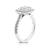 Thumbnail Image 1 of Platinum 1ct Diamond Princess Shape Cluster Ring